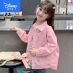Disney Girls Autumn Jacket 2025 New Children's Clothes Little Girls Autumn Cotton Shirt Cardigan Children's Spring and Autumn Shirt Pink Printed Shirt 140