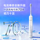 Shuke Couple Electric Toothbrush Smart Zone Changing Adult/Student Gift for Men/Girlfriend Sonic 5-speed Mode Valentine's Day Birthday Gift National Subsidy T3 Blue Toothbrush