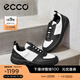 ECCO* men's sneakers, casual sneakers, round toe thick-soled casual shoes, same style as male stars, street 720 520814 HL black/white 52081450669 40