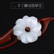 Fu Tiaoer hand-carved flower leaflet red sandalwood high-end hairpin for women retro style Hanfu step shake classical hairpin simple gift 1