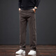 Woodpecker Casual Pants Autumn and Winter Men's 2025 New Velvet Thickened Warm Loose Straight Pants Men's Business Versatile Trousers Men's Gray 32 (Recommended 130-150 Jin Jin equals 0.5 kg)