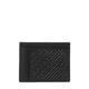 Armani FW25 Light Luxury Men's Twill Card Holder Black One Size