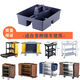 Wing Fantasy Three-Gate Hotel Cleaning Tool Basket Cleaning Company Sundry Basket Storage Portable Cleaning Blue Restaurant Three-Gate Small Dark Gray Thickened Model