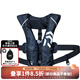 DAIWA 23 new inflatable buoyancy vest/waist bag, automatic inflatable portable life jacket, Luya fishing clothing, black rice color-vest style, one size fits all