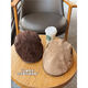 Autumn and winter retro old money style forward hat girl's birthday style British newsboy hat suede duck tongue newsboy hat trendy khaki color one size (55-61cm) adjustable