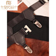 Modale Anti-Schlupf-Socken mit Beinringen und Strumpfbande europäische und amerikanische trendige formale Uniformen für Männer und Frauen, Metallfixierklammern, Hemdschwarz-Weiß-Strümpfe, Hemdklammern, 1 Paar, klassische Matte