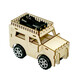 Wooden handmade gifts for primary school students, early education puzzle, parent-child interaction, jeep