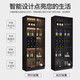 Zhong Zhang Gui wine cabinet light luxury solid wood sideboard glass door display cabinet household integrated wall bookcase new storage custom cabinet 60cm solid wood ecological board two-door model comes with sensor light (installation included)