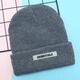 Korean style knitted woolen hat for female students with large head circumference embroidered hat for men winter warm ear protection cold hat wholesale color mixed hair one size