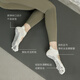 MIANCIYUAN yoga socks toe socks indoor fitness sports boat socks summer non-slip Pilates boat socks lime light green (average size 35-40) sports non-slip/comfortable/silent delivery