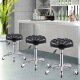Huakai Star bar chair liftable bar chair swivel chair bar stool leisure reception chair HK02 black