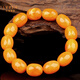 Layun Feiyin collection-grade natural old beeswax bracelet 7A presbyopic wax amber bracelet date bead single circle men's and women's Buddhist bead bracelet 10-11mm+ suitable for girls (selected delivery)