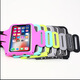 Adilaidun new thin sports arm bag running mobile phone arm bag elastic lycra but water breathable mobile phone arm upgraded version large black