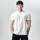 LightWeight summer 250g strong cuffs Polo shirt short-sleeved T-shirt men's breathable sports fitness white Henry collar M M115-135Jin Jin equals 0.5 kg