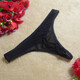 T-string open for men and women, universal sexy underwear, no need to put on and take off, sexy underwear, hot and tempting, hollow, black mesh thong