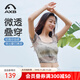 Aixiabu Aixiabu summer printed mesh new Chinese style yoga vest women's loose blouse Pilates fitness top A25203WH ink gray without bra M