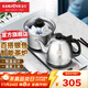 KAMJOVE fully intelligent spring-type bottom fully automatic water kettle household kung fu tea set electric tea stove H-K9 silver version table-mounted dual-use 20*37 0.9L