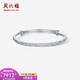 Saturday Fortune Platinum Bracelet Women's PT950 Car Flower Nail Sand Simple Shiny Push-pull Bracelet 15.85g