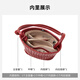 15MINS Bag 2025 New Niche Bucket Bag Woven Fashion One-Shoulder Messenger Bag Lightweight Girls Bag New Year’s Eve Gift