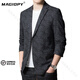 MAGIOPY luxury high-end brand casual suit jacket for men spring and autumn new business young and middle-aged suit men's single suit top black gray high-end gift box M 170 high-end gift box