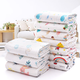 Baby cotton gauze bath towel super silent household cartoon blanket newborn bath towel wrap quilt maternity bag Animal World gauze bath towel 110*110cm