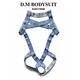 DM men's jumpsuit thong ring letter shoulder strap sexy sexy ring underwear hollow personality gay lilac M M100-115Jin Jin is equal to 0.5 kg