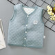Sophie Bear children's pure cotton vest baby warm spring autumn winter thickened baby vest boys and girls thickened quilted vest BT apricot 80 size