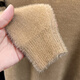 Hengyuanxiang half-zip turnable turtleneck sweater for men, British style, thickened and warm, mink velvet casual woolen sweater for men, camel color 61105 HPN 2XL 180 Recommended 150-160Jin Jin is equal to 0.5kg