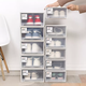 Yusenyi Thickened Shoe Box Drawer-Type Plastic Free Combination Men's and Women's Shoe Storage Box Transparent Dustproof Organizing Box No Assembly 6 Pack Cost-Effective Package Width x Depth (Length) x Height 32x30.6x15cm 32 pcs 32x30.6x15cm