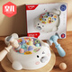Royal child toys for children toys for gophers 0-1 half year old boy and girl baby to use brain 2 knock birthday gifts for boy and girl double hammer to beat gophers [battery version] color box to beat gophers

