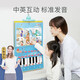 
Carlbee Children's Chinese and English Point Reading Books Children 0-3 Story Machine Voice Books Boys and Girls Learning Enlightenment Gifts Upgrade [Rechargeable] 56-side 28-page 3500 Readings
