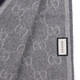 Gucci (GUCCI) scarf couple style double G pattern versatile wool tassel diagonal stripes contrast color long scarf for men and women gift light gray 570603 3G200 1768