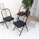 He Jiagong thickened folding chair Yoga assistive device Pilates multifunctional PU surface auxiliary folding yoga stool 22 round yoga folding chair-single beam gray camel
