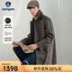 Navigare Italian small sailing pure wool coat for men 2025 autumn and winter new style medium-length simple woolen coat for men Mocha M