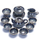 Zexiantang's new high-end Jianzhan Kungfu tea set home office business gift ceramic bowl kiln change set Starry Sky Jianzhan teapot set 9 pieces