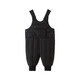 Aigechen baby down overalls 2024 baby winter clothing Korean version children's down cotton overalls thickened and warm men's black overalls 2052 one size fits all 80cm2 size