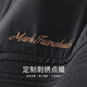 Mark Huafei Simple Baseball Collar Men's Jacket 2025 Autumn New Heavy Industry Embroidered Pilot Commuting Casual Jacket Black - Quilted Style L/175