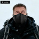 Tactical bird (special for big faces) mask men's large size winter windproof earmuffs antifreeze face coldproof warm mask plus size