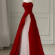 WXNT rotes Kleid 2024 Neues Sommer Light Luxury High-End Toast Clothes Braut bei Runaway Princess French Hosting Jahrestreffen 3291 2xl