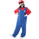 Halloween cosplay masquerade plumber overalls mario mario luigi costume children red S