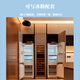 EREMITE JC308 external door embedded red wine cabinet constant temperature wine cabinet inlaid household red wine storage and fresh-keeping cabinet cold drink cabinet tea cabinet cigar cabinet red wine and cigar integrated cabinet/electric door opening 310L