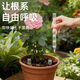 Pot soil ventilation tube breathable tube anti-root rot ventilation tube pot soil breathable flower pot bottom extension soil flower fertilization tube pot soil breathable tube anti-root rot extension tube transparent 10 pieces