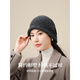 Shanghai Story 2025 Autumn and Winter New Style Knitted Hat Pure Wool Warm Ear Protection Large Head Circumference Wool Hat Women Gift Box Huaka One Size