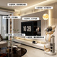 British internet celebrity astronaut astronaut audio living room decoration large floor-standing home entrance entrance 2026 new creative extra large blue upgraded Xiaoai speaker + electronic clock 132CM total height