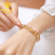 MARDOTG Citrine Bracelet Women's Blonde Crystal Pixiu Crystal Bracelet as a Gift for Girlfriend 8 - Pixiu Style