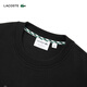 Lacoste French Crocodile Herrenkleidung loser Stil Baumwolle Runde Nackenpullover Sportpullover SH3878 031/Schwarz XL 6