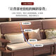 Yusenyi black sofa living room winter and summer storage size household TV cabinet black walnut