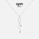 APM MonacoKaa adjustable collar fashionable birthday jewelry design gift sweater chain adjustable collar