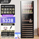 Bai Kailun red wine cabinet first-class energy efficiency constant temperature moisturizing zero embedded household commercial dual temperature frequency conversion air-cooled frost-free wine wine liquor beverage fruit refrigeration and preservation display cabinet 1.8 meters丨Dual temperature丨Multi-functional model丨 420L