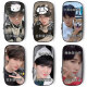 Zhang Zhenyuan Pencil Fall Grundschule Schüler Bleistift Fall Junior High School Schüler Bleistift Bleistift Case Boy Boy Boy Style Jungen Texte Text Leinwand Pentasche ZQ14127